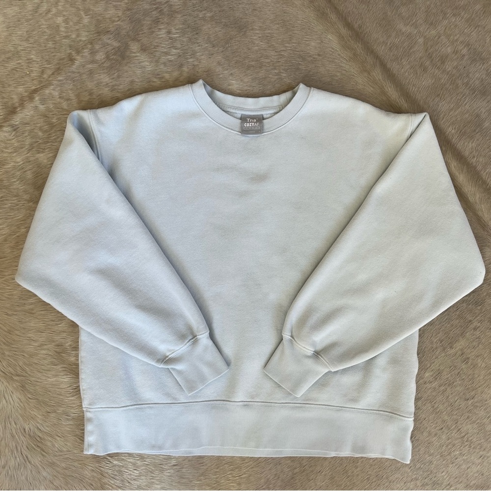 Aritzia TNA Cozy Fleece Crewneck